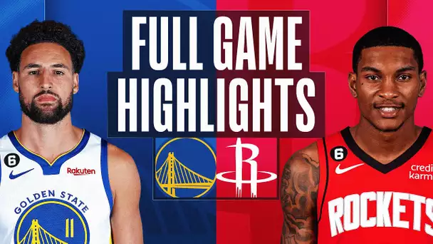 WARRIORS at ROCKETS | NBA FULL GAME HIGHLIGHTS | November 20, 2022