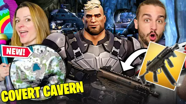 NOUVELLE ZONE ET NOUVEAU BOSS (ARME MYTHIQUE) ! MISE A JOUR COVERT CAVERN FORTNITE DUO FR