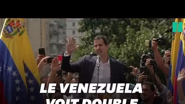 Le moment où Juan Guaido s'est proclamé "président du Venezuela"