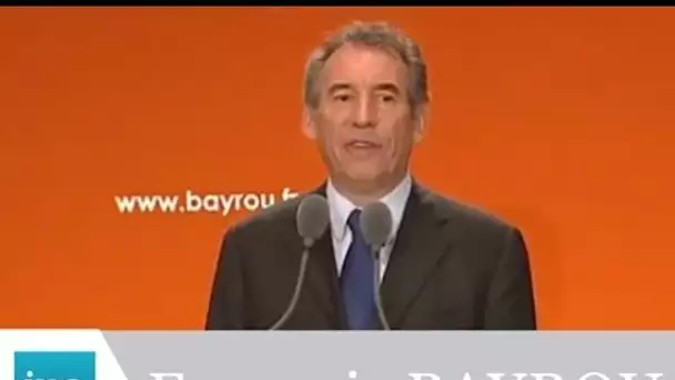 François Bayrou "Projet d'espoir" - Archive INA