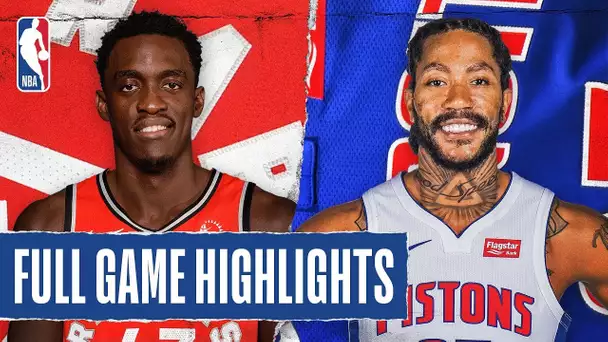 RAPTORS at PISTONS | FULL GAME HIGHLIGHTS | January 31, 2020