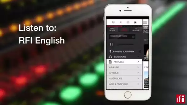 Follow world news with the RFI app (short)