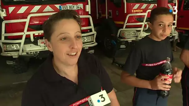 A Gigean un rassemblement citoyen en hommage aux pompiers