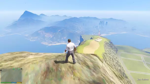 GTA 5 - STUNT SUR UNE ILE PLUS HAUTE QUE LE MONT CHILIAD ! Jamais vu ca