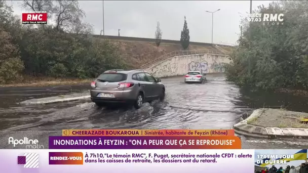 Inondations à Feyzin : "On a peur que ça se reproduise"