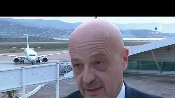 Aéroport d'Ajaccio : un vol d'essai de la compagnie Air Corsica après six jours de fermeture
