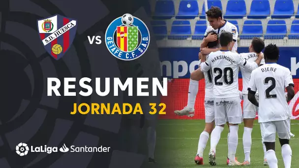 Resumen de SD Huesca vs Getafe CF (0-2)