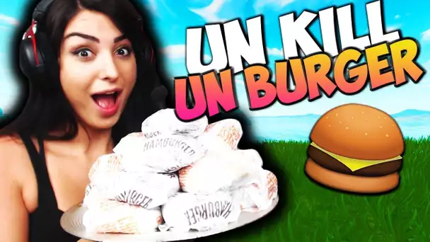 UN KILL ELLE MANGE UN BURGER SUR FORTNITE