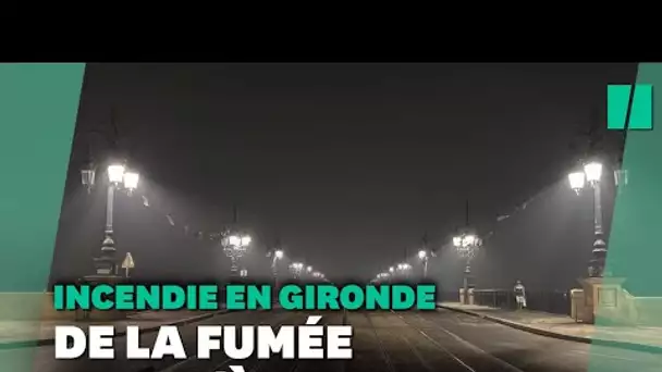 À cause des incendies en Gironde, Bordeaux se réveille dans le brouillard