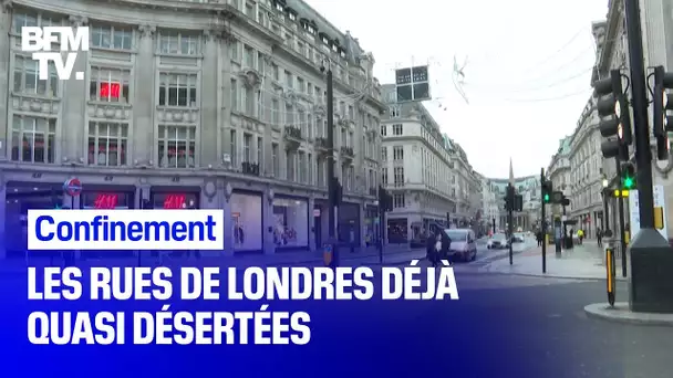 À quelques heures du retour officiel du confinement, les rues de Londres sont déjà quasi désertes