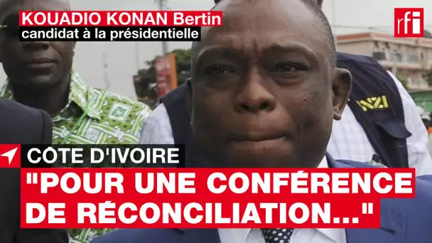 #CôtedIvoire - Kouadio Konan Bertin souhaite une Conférence de réconciliation nationale
