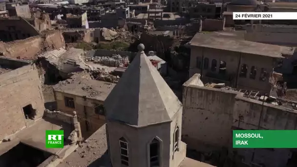 Irak: la reconstruction de l'église Al-Tahira se poursuit à Mossoul avant l'arrivée du pape François
