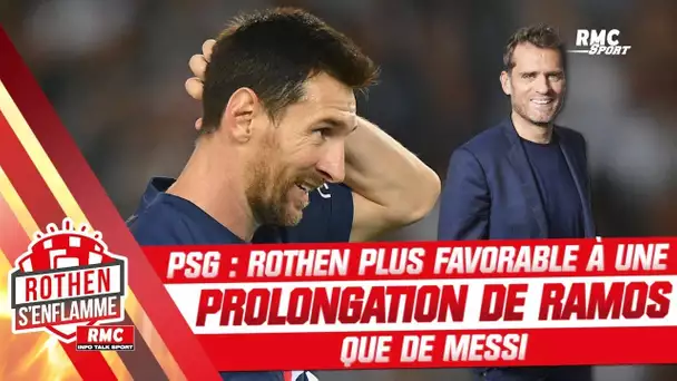 PSG : Rothen plus favorable à une prolongation de Ramos que de Messi