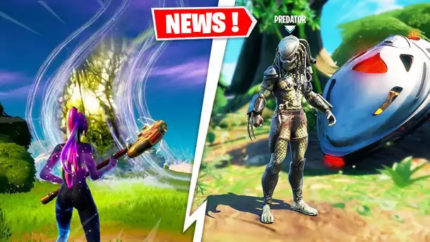 LE PREDATOR EST DEJA SUR LA MAP DE FORTNITE .. QUI VA SORTIR DE LA NOUVELLE FAILLE ? (FORTNITE NEWS)