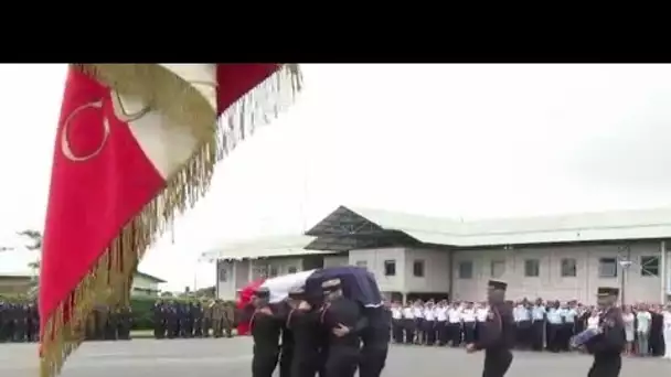 Guyane : hommage au gendarme tué lors d'une opération de lutte contre l'orpaillage clandestin