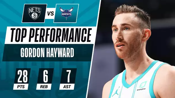 Gordon Hayward Drops 28 PTS, 6 REB & 7 AST To Power Hornets!