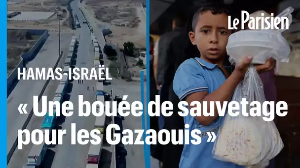 Aide humanitaire pour Gaza bloquée : « Ces camions font la différence entre la vie et la mort »,