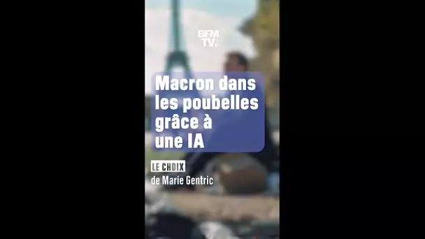Emmanuel Macron dans les poubelles grâce à une intelligence artificielle