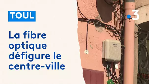 La fibre optique à Toul : les raccordements inesthétiques défigurent le centre historique