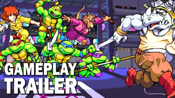 Tortues Ninja Shredder’s Revenge : "MAP + BOSS" Gameplay Trailer Officiel