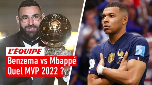 Benzema vs Mbappé : Qui est le footballeur français de l'année 2022 ?