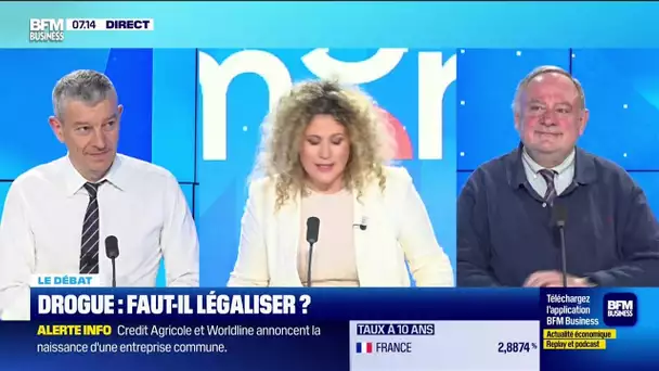 Nicolas Doze face à Jean-Marc Daniel : Faut-il légaliser les drogues en France ?