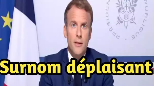 Emmanuel Macron : Ce nouveau surnom qui le met hors de lui