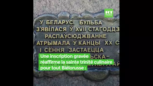 Insolite : un monument à la gloire de la pomme de terre en Biélorussie