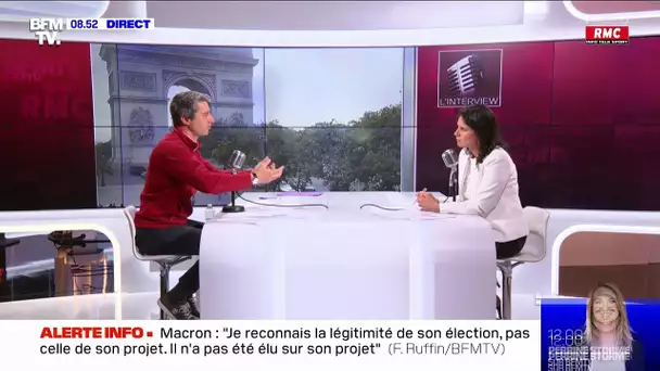 Ruffin : "Il y a un autre bâton pour battre Emmanuel Macron que Marine Le Pen"