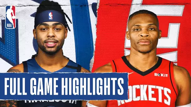 TIMBERWOLVES at ROCKETS | FULL GAME HIGHLIGHTS | March 10, 2020