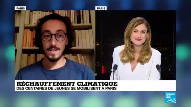Réchauffement climatique: des centaines de jeunes se mobilisent à Paris