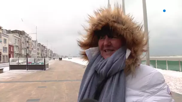 Neige : alerte orange Nord Pas-de-Calais. Un air de sports d'hiver ce dimanche à Malo-les-Bains