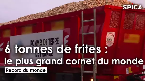 Ils tentent le record du monde du plus grand cornet de frites