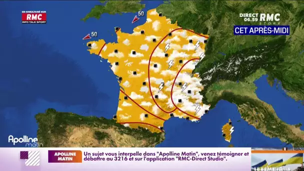 Votre météo du mardi 30 août 2022