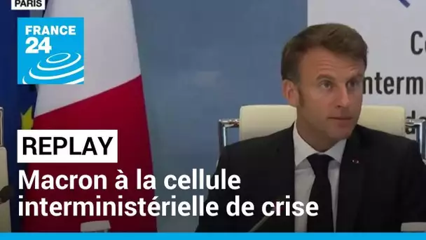 REPLAY : Macron dénonce une "instrumentalisation", annonce des moyens supplémentaires