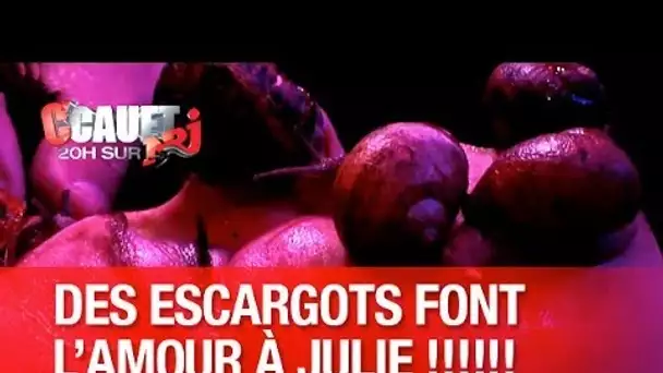 Des escargots font l&#039;amour à Julie !  - C&#039;Cauet sur NRJ