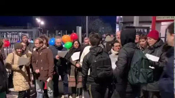 Montauban : les enseignants manifestent contre les E3C devant le lycée Bourdelle
