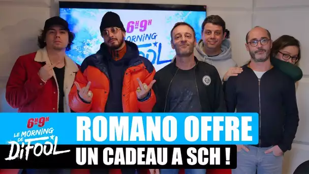 Romano offre un cadeau à SCH ! #MorningDeDifool