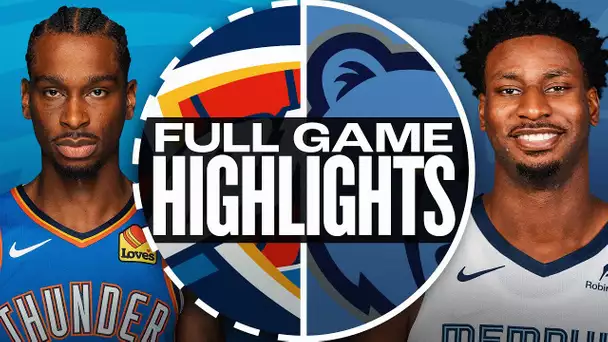 THUNDER at GRIZZLIES | FULL GAME HIGHLIGHTS | February 8, 2025
