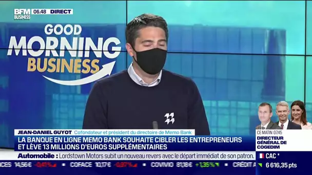 Jean-Daniel Guyot (Memo Bank) : Memo Bank souhaite cibler les entrepreneurs