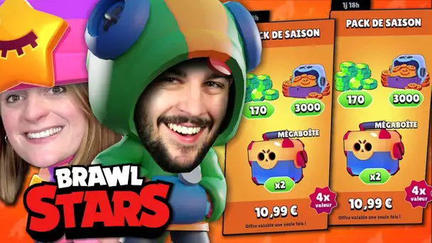 ON CRAQUE POUR CES PACK DE SAISON ! PACK OPENING BRAWL STARS FR