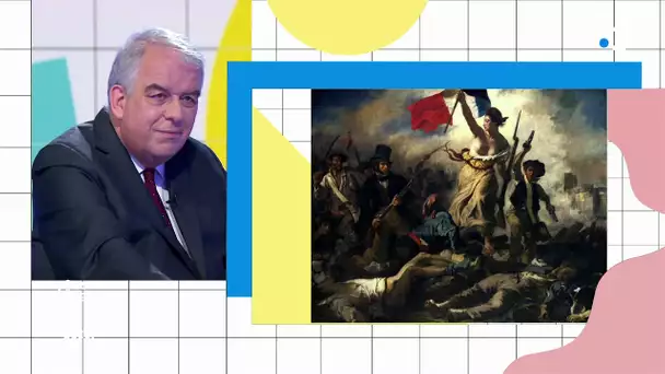 Une esquisse de "La Liberté guidant le peuple" de Delacroix