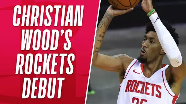 Christian Wood ERUPTS For 27 PTS & 10 REB In Rockets Debut!