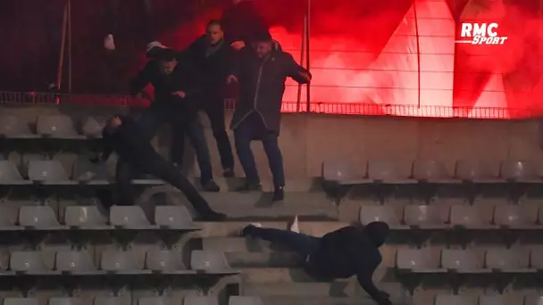 Incidents Paris FC-OL : "Comme les hooligans dans les années 90", un spectateur raconte son horreur