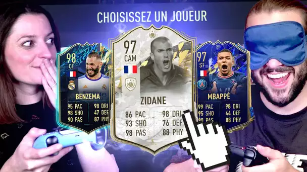 ON A LES MEILLEURS JOUEURS FRANCAIS DANS CES DRAFT A L'AVEUGLE SUR FIFA 22 !