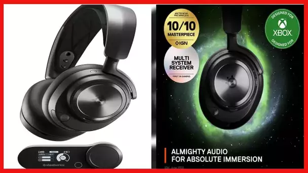SteelSeries Arctis Nova Pro Wireless Xbox Multi-System Gaming Headset - Premium Hi-Fi Drivers