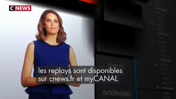 Midi News sur CNEWS, présenté par Sonia Mabrouk