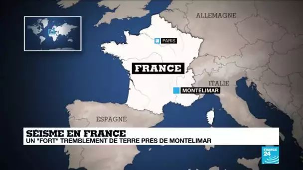 Séisme en France : un "fort" tremblement de terre près de Montélimar, 3 blessés légers