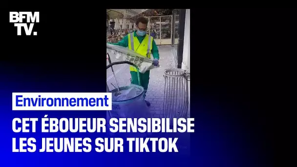 Ludovic, éboueur, fait le buzz en sensibilisant les jeunes au respect de l'environnement sur TikTok