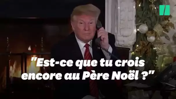 Il n'y a que Trump pour dire cela à un enfant le soir de Noël